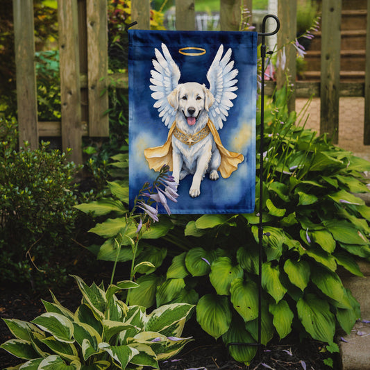 Kuvasz My Angel Garden Flag – Memorial or Christmas Dog Angel Decor