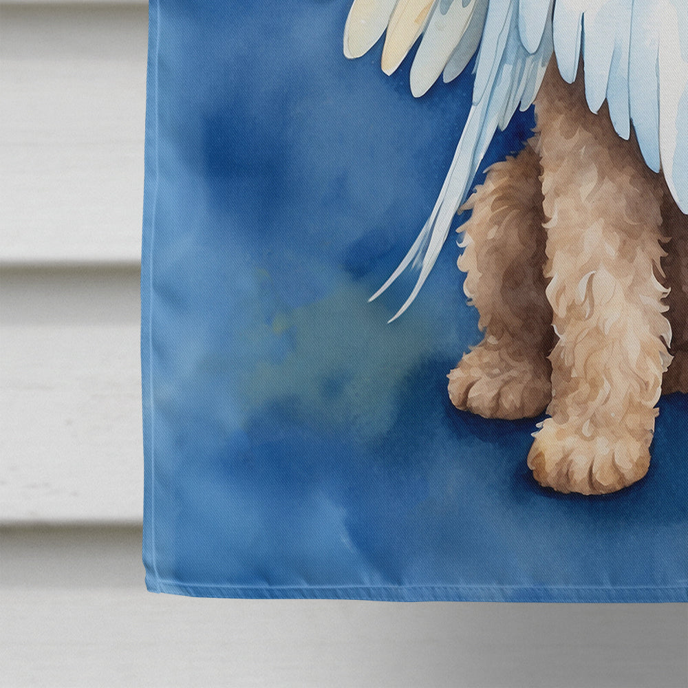 Labradoodle My Angel House Flag