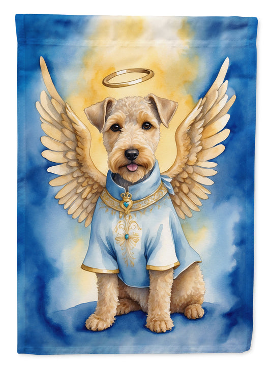 Lakeland Terrier My Angel Garden Flag – Memorial or Christmas Dog Angel Decor