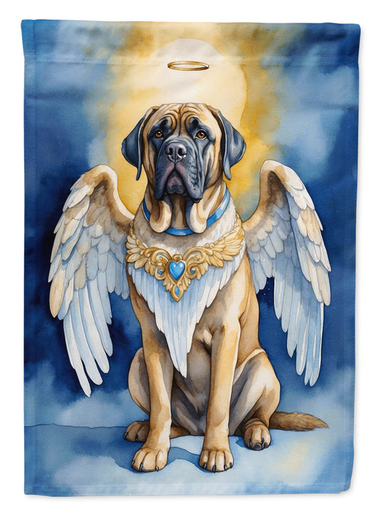 Mastiff My Angel Garden Flag – Memorial or Christmas Dog Angel Decor