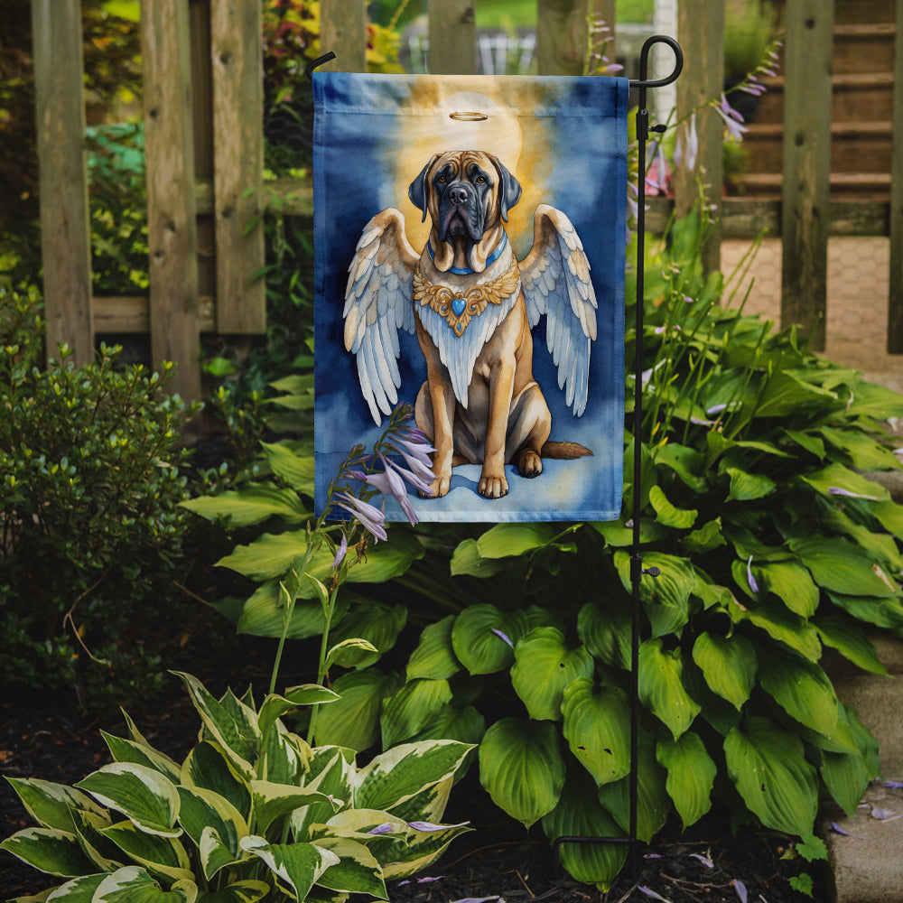 Mastiff My Angel Garden Flag – Memorial or Christmas Dog Angel Decor