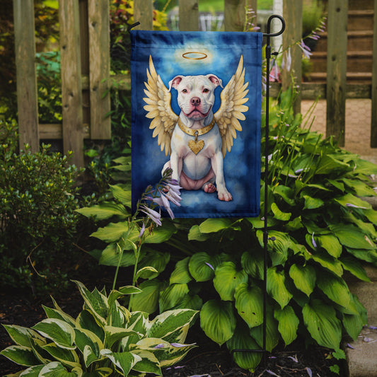 Pit Bull Terrier My Angel Garden Flag – Memorial or Christmas Dog Angel Decor