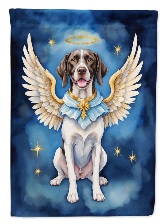 Pointer My Angel House Flag