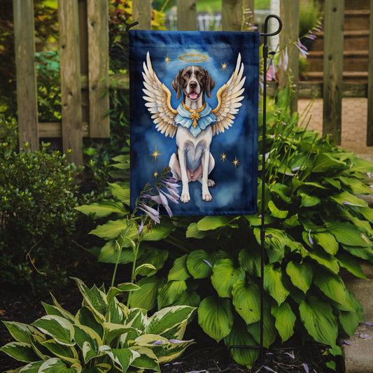 Pointer My Angel Garden Flag – Memorial or Christmas Dog Angel Decor