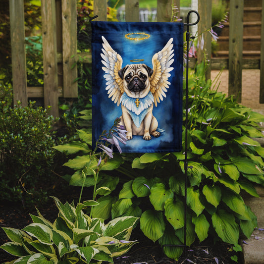 Pug My Angel Garden Flag – Memorial or Christmas Dog Angel Decor