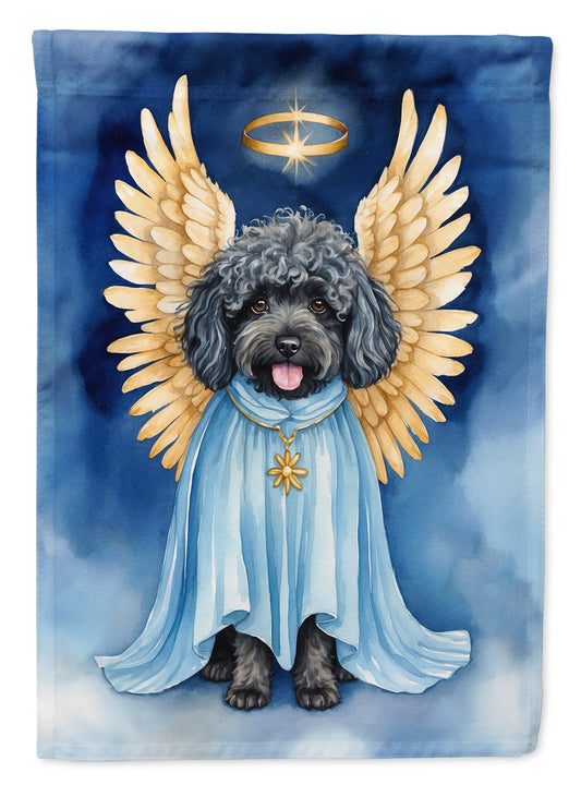Puli My Angel Garden Flag – Memorial or Christmas Dog Angel Decor