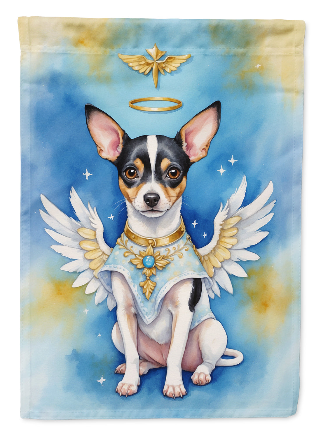 Rat Terrier My Angel House Flag