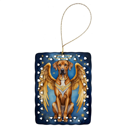 Rhodesian Ridgeback My Angel Porcelain Ornament