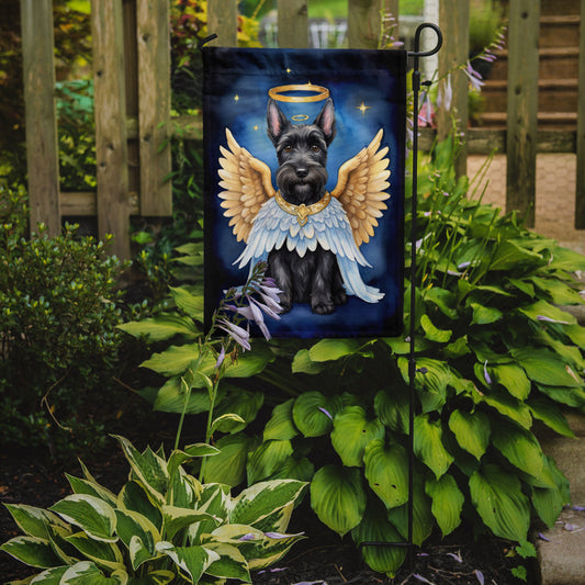 Scottish Terrier My Angel Garden Flag – Memorial or Christmas Dog Angel Decor