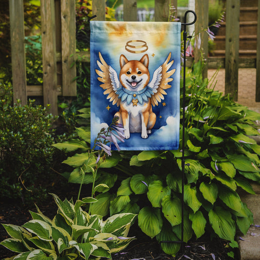 Shiba Inu My Angel Garden Flag – Memorial or Christmas Dog Angel Decor
