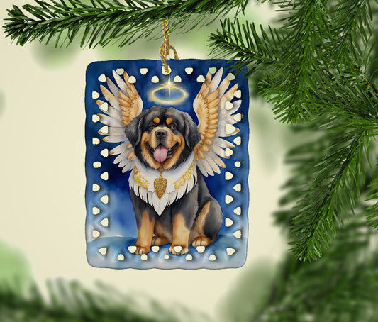 Tibetan Mastiff My Angel Porcelain Ornament