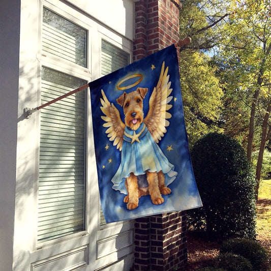 Welsh Terrier My Angel House Flag