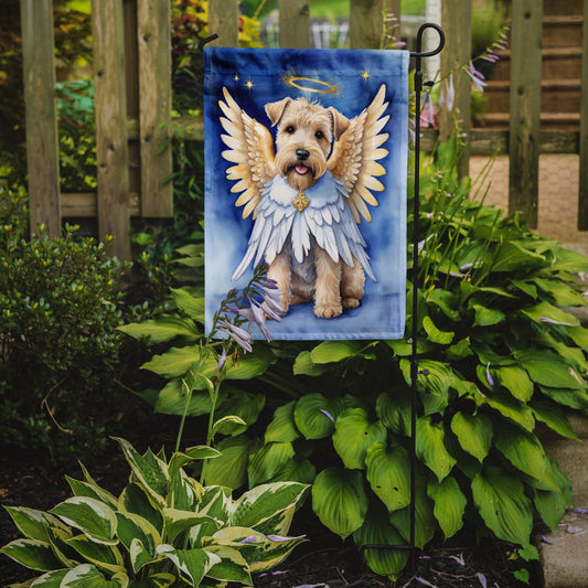 Wheaten Terrier My Angel Garden Flag – Memorial or Christmas Dog Angel Decor
