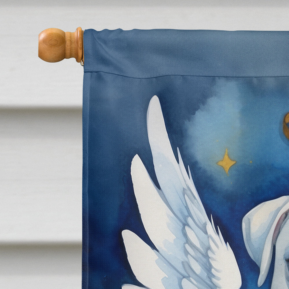 White Boxer My Angel House Flag