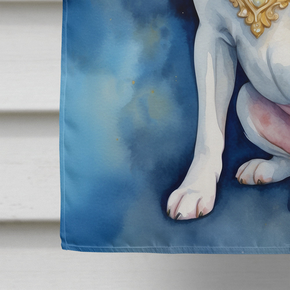 White Boxer My Angel House Flag