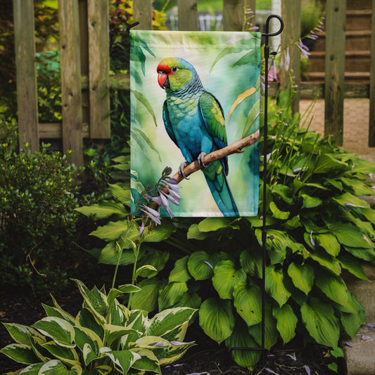 African Ringneck Parrot Garden Flag –  Garden Flag by Caroline's Treasures