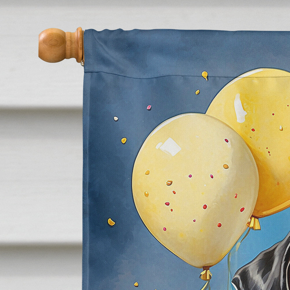 Dalmatian Happy Birthday House Flag