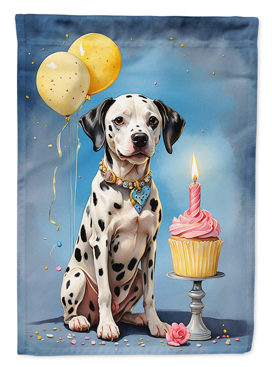 Dalmatian Happy Birthday Garden Flag –  Garden Flag by Caroline's Treasures