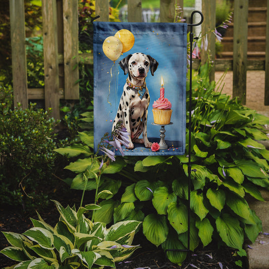 Dalmatian Happy Birthday Garden Flag –  Garden Flag by Caroline's Treasures