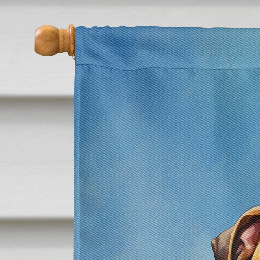 English Bulldog Happy Birthday House Flag
