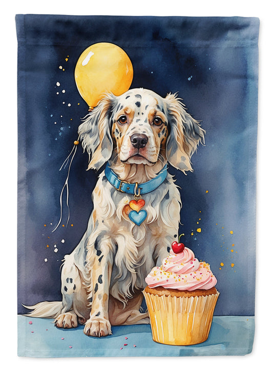 English Setter Happy Birthday Garden Flag –  Garden Flag by Caroline's Treasures