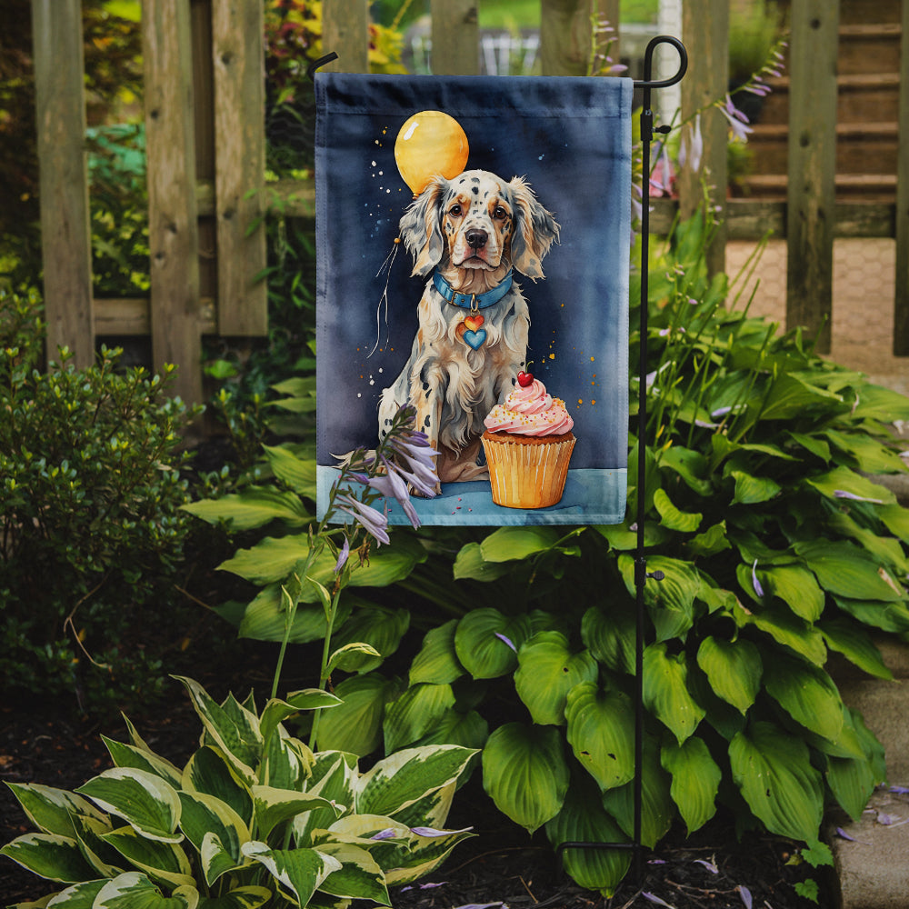 English Setter Happy Birthday Garden Flag –  Garden Flag by Caroline's Treasures