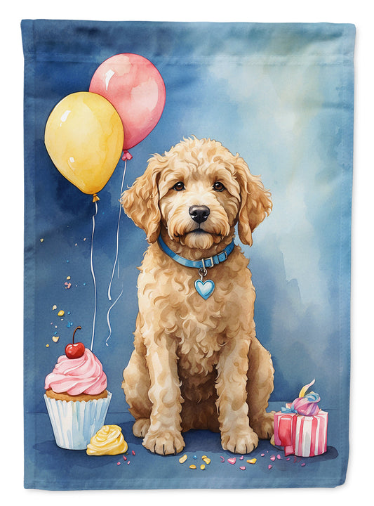 Goldendoodle Happy Birthday Garden Flag –  Garden Flag by Caroline's Treasures