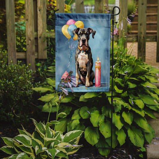 Great Dane Happy Birthday Garden Flag –  Garden Flag by Caroline's Treasures
