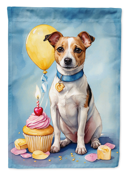 Jack Russell Terrier Happy Birthday Garden Flag –  Garden Flag by Caroline's Treasures