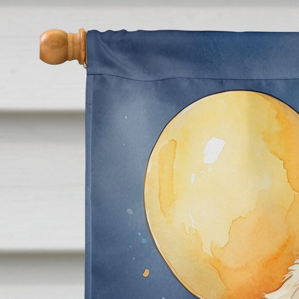 Kuvasz Happy Birthday House Flag