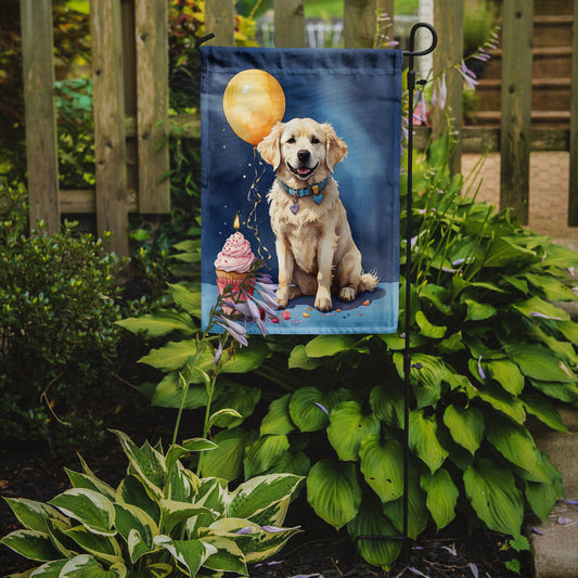 Kuvasz Happy Birthday Garden Flag –  Garden Flag by Caroline's Treasures
