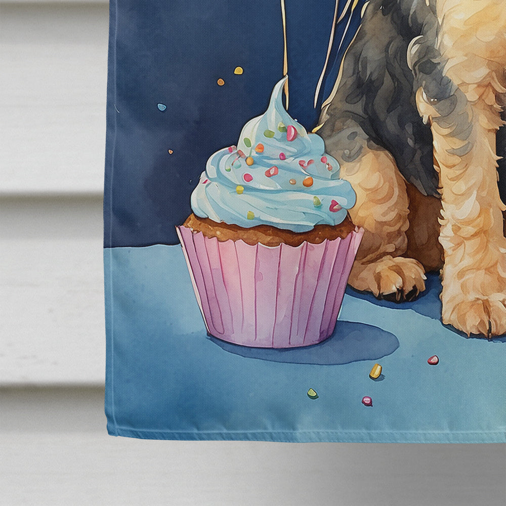 Lakeland Terrier Happy Birthday House Flag