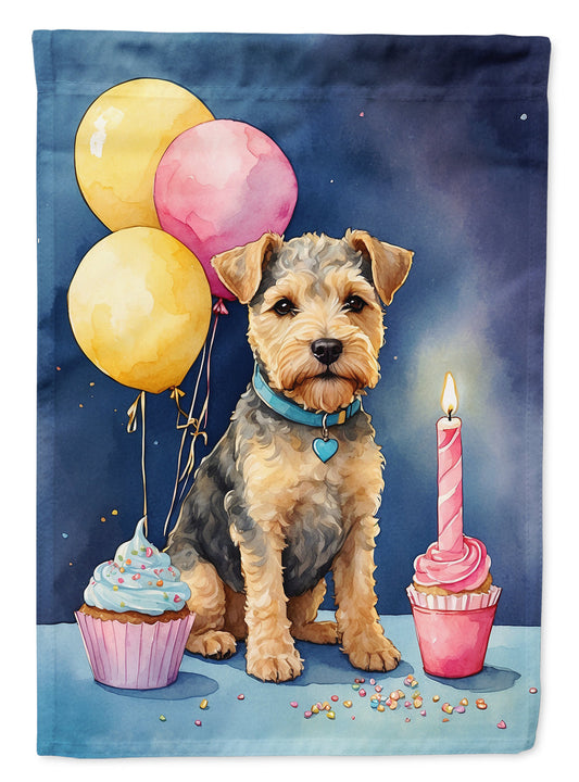 Lakeland Terrier Happy Birthday Garden Flag –  Garden Flag by Caroline's Treasures