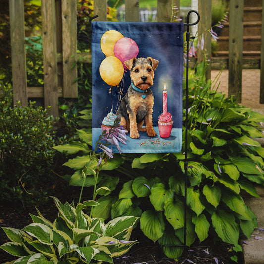 Lakeland Terrier Happy Birthday Garden Flag –  Garden Flag by Caroline's Treasures