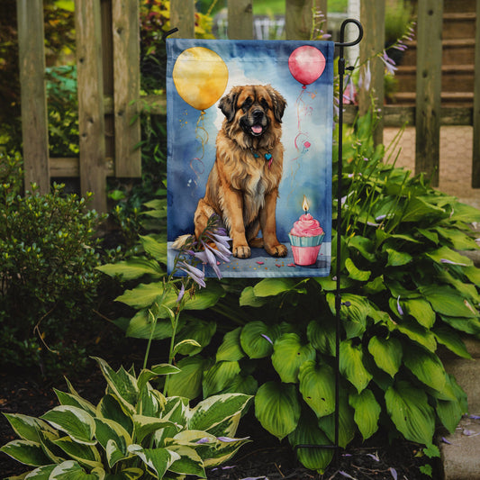 Leonberger Happy Birthday Garden Flag –  Garden Flag by Caroline's Treasures