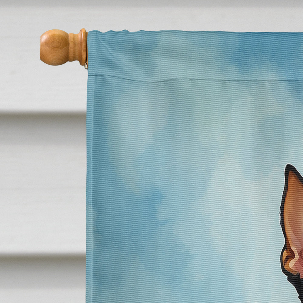 Miniature Pinscher Happy Birthday House Flag