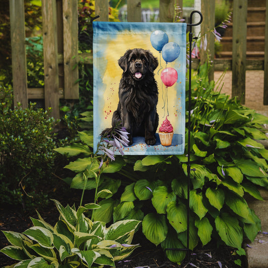 Newfoundland Happy Birthday Garden Flag –  Garden Flag by Caroline's Treasures