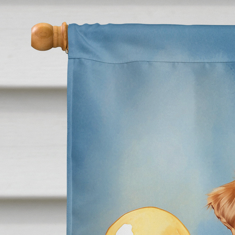 Nova Scotia Duck Tolling Retriever Happy Birthday House Flag