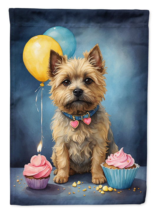 Cairn Terrier Happy Birthday House Flag
