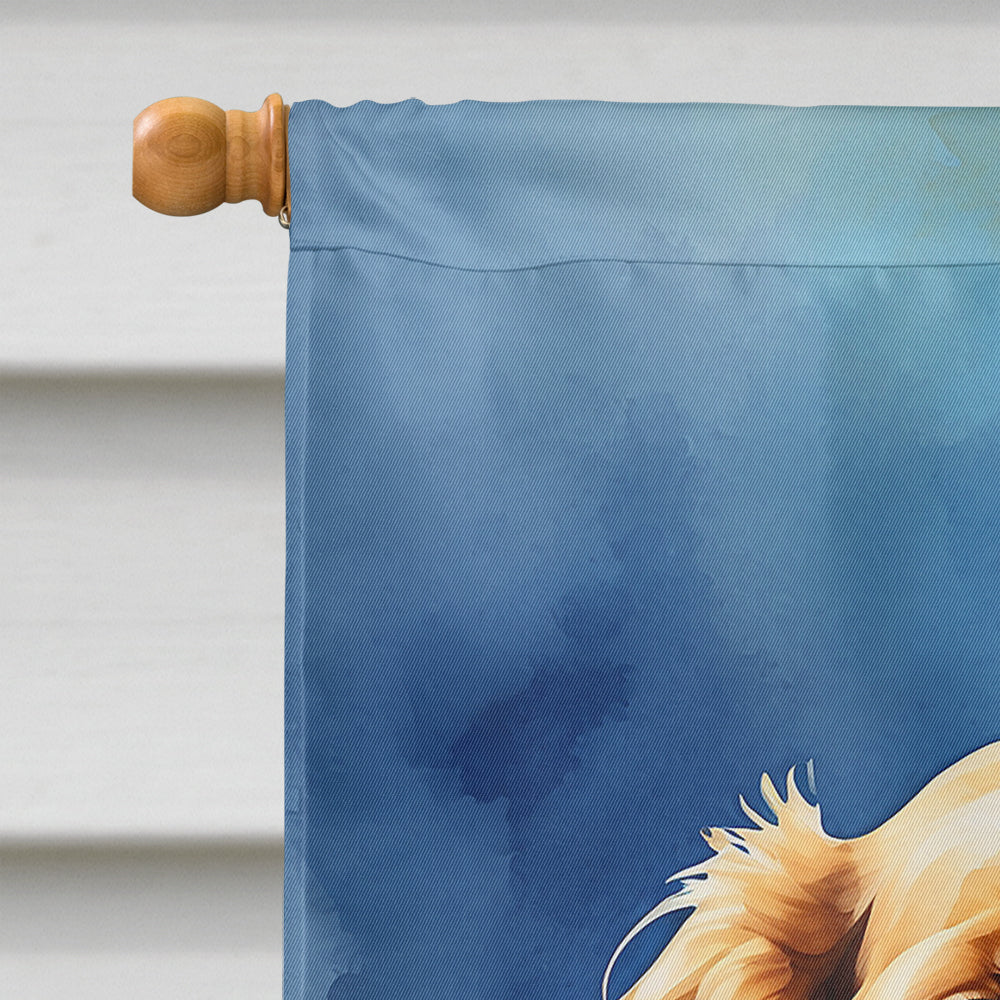 Cocker Spaniel Happy Birthday House Flag
