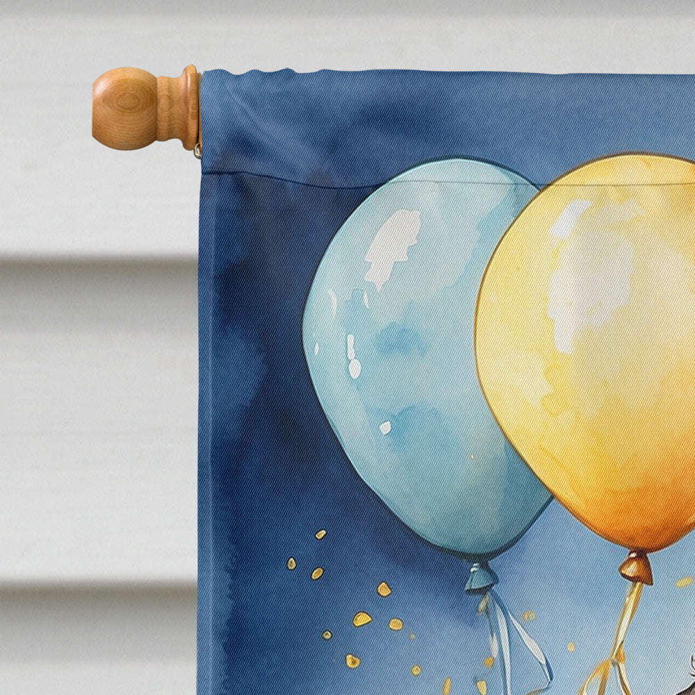 Curly Coated Retriever Happy Birthday House Flag
