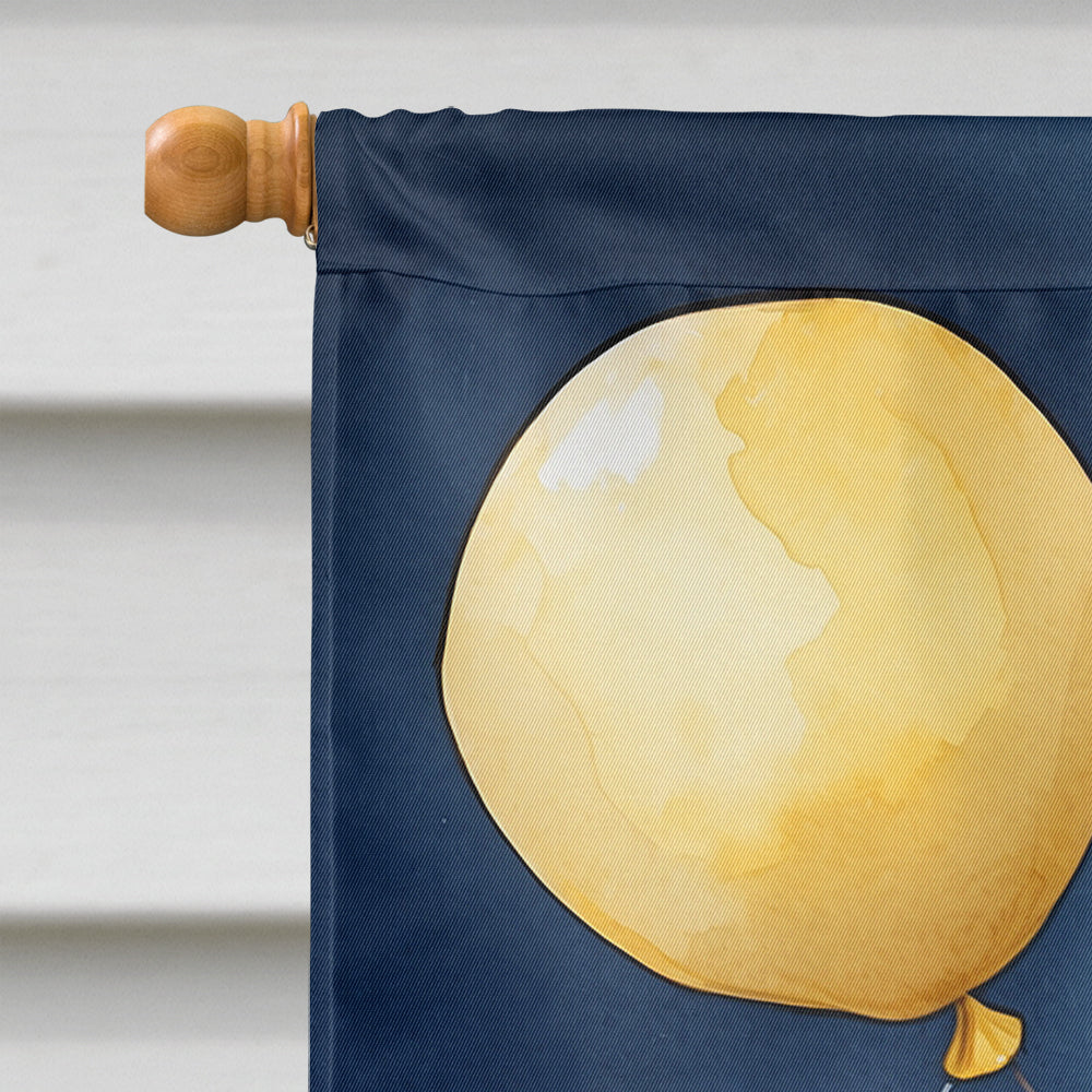Pug Happy Birthday House Flag