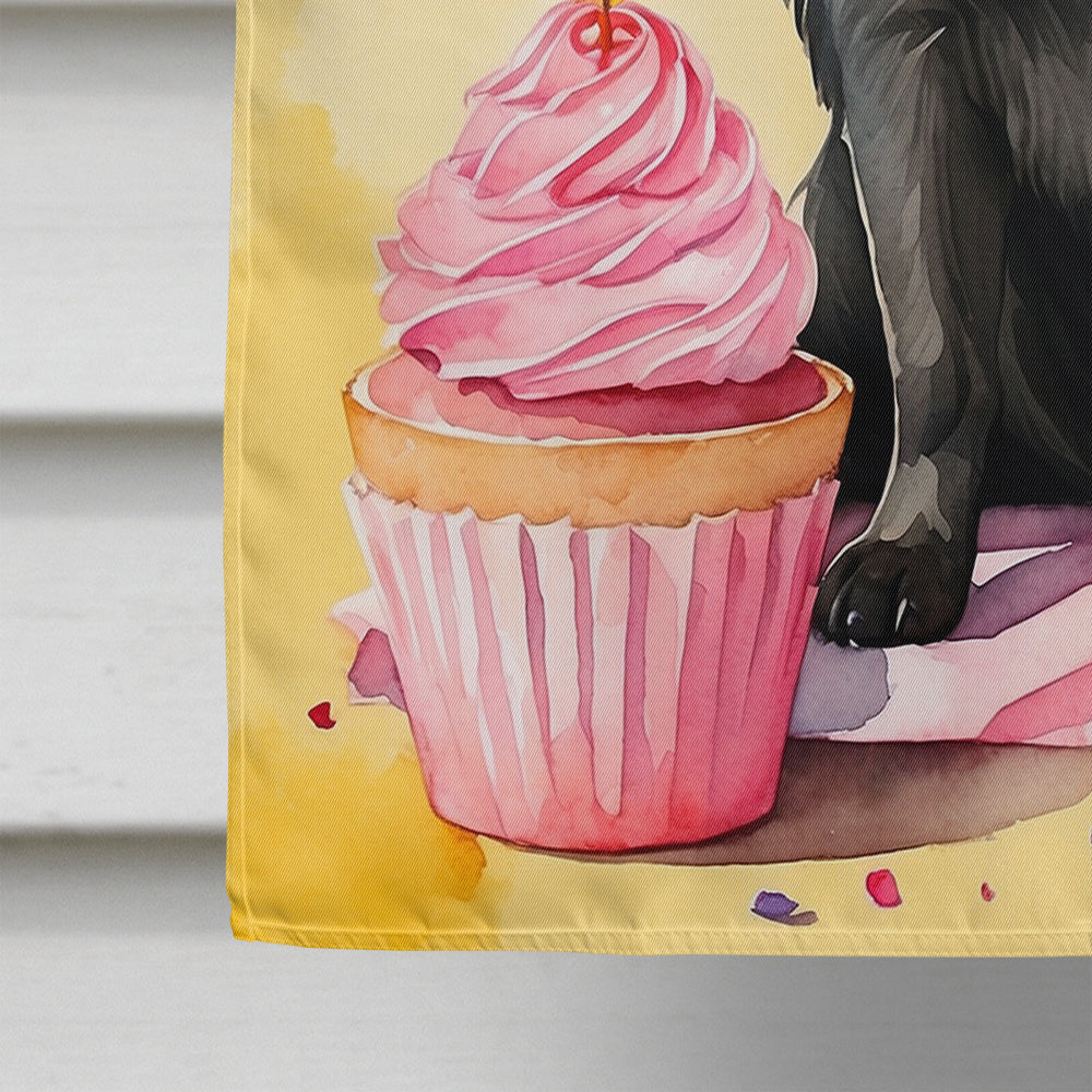 Schipperke Happy Birthday House Flag