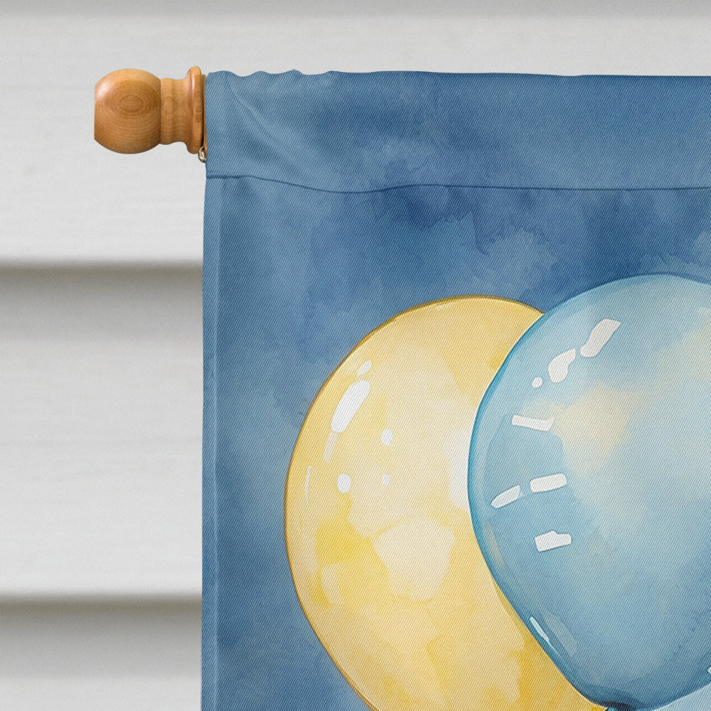 Schnauzer Happy Birthday House Flag