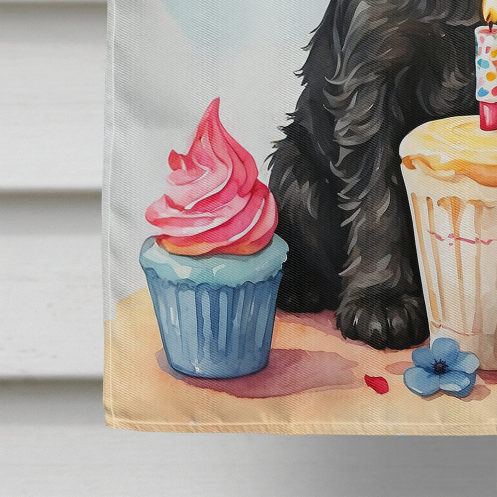 Scottish Terrier Happy Birthday House Flag