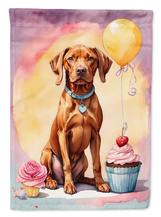 Vizsla Happy Birthday House Flag