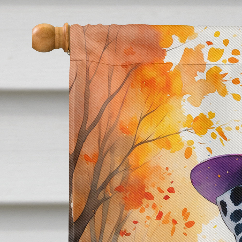 Dalmatian Halloween Trick or Treat House Flag