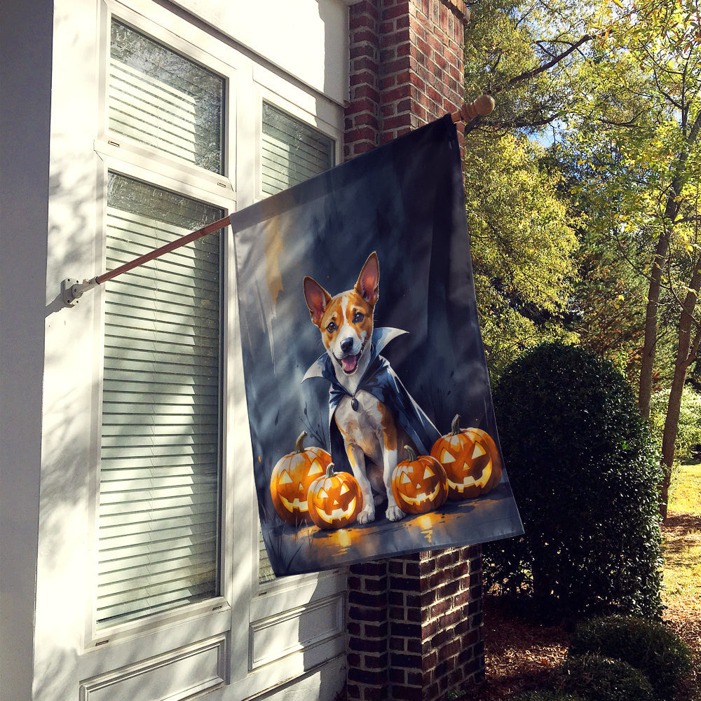 Basenji Puppy Halloween House Flag