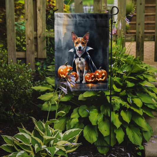 Basenji Puppy Halloween Garden Flag