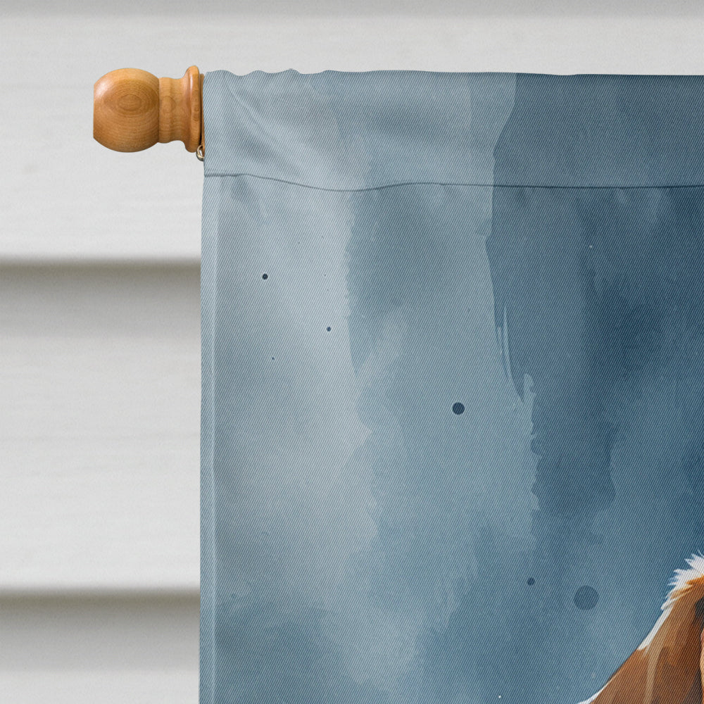 Beagle Puppy Halloween House Flag
